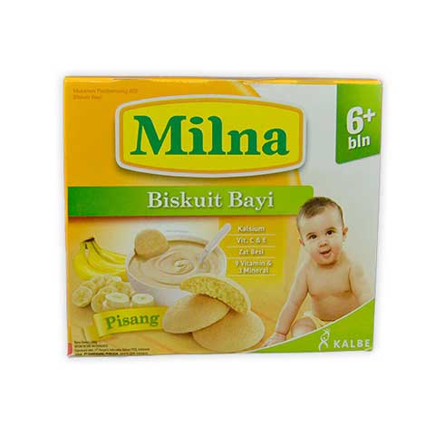 MILNA BISCUIT DHA PISANG 130G